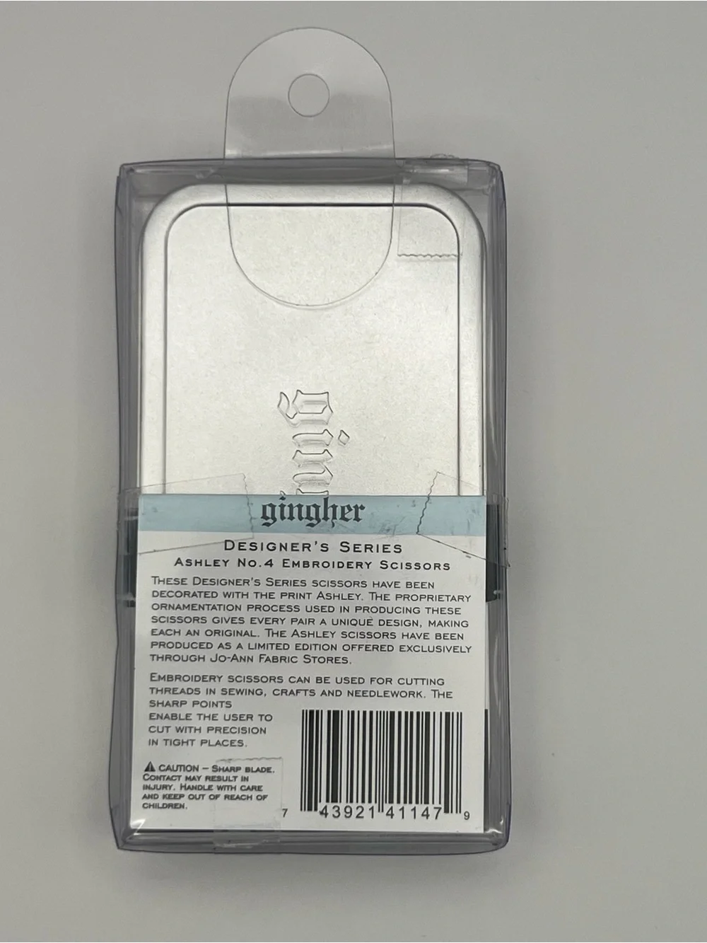 Gingher nib open
